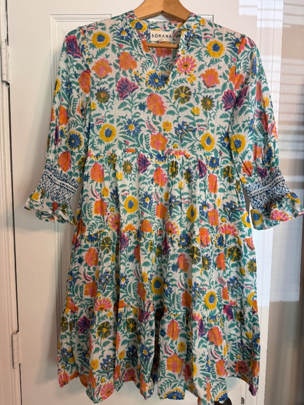 Sohana floral lined dress